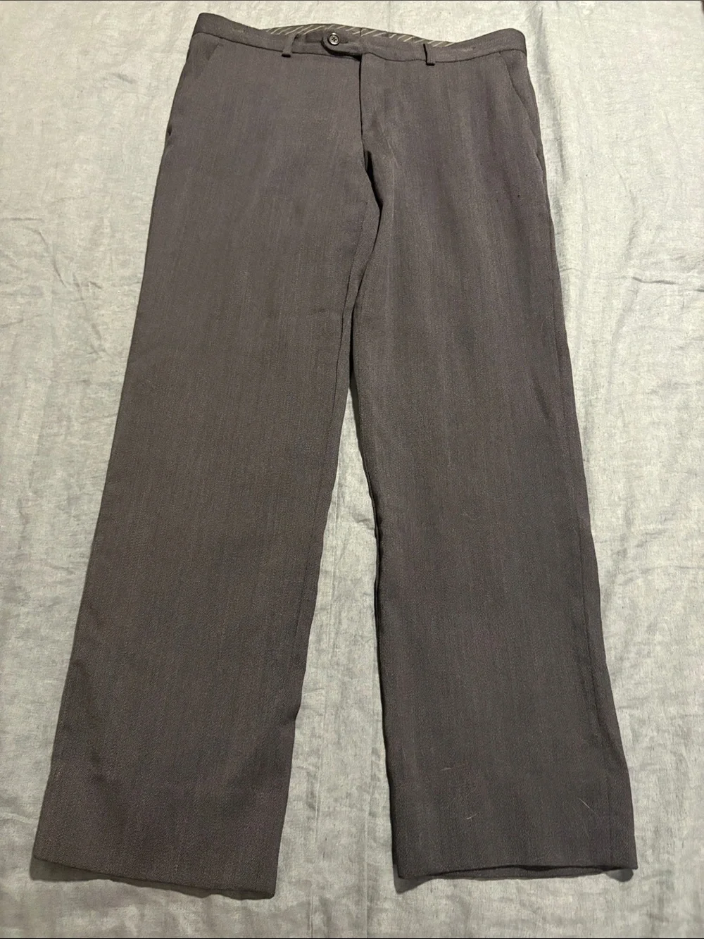 John Varvatos Star USA Wool Navy Blue Dress Slacks